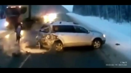 Without seatbelt car crash compilation #1