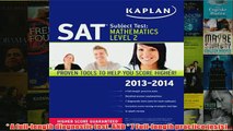 Download PDF  Kaplan SAT Subject Test Mathematics Level 2 20132014 Kaplan Test Prep FULL FREE