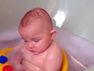 really cute baby falling asleep