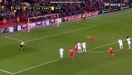 Liverpool 1 -0 Augsburg - Milneeeeeeer -GOAL- 25.02.2016