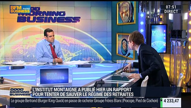 Il faut équilibrer notre système de retraites - Interview de Laurent Bigorgne sur BFM Business