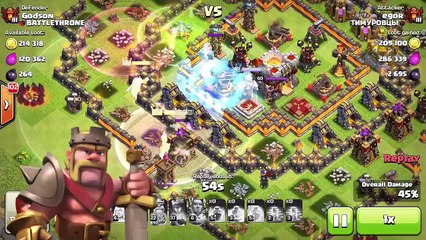 Clash Of Clans - BOXTROLL 2!! (The holy queen and Giants attack)