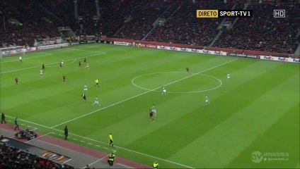 Karim Bellarabi Goal HD - Bayer Leverkusen 1-0 Sporting Lisboa 25.02.2016