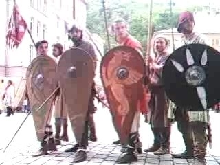 Combat lance et épée lors de la fête médiévale