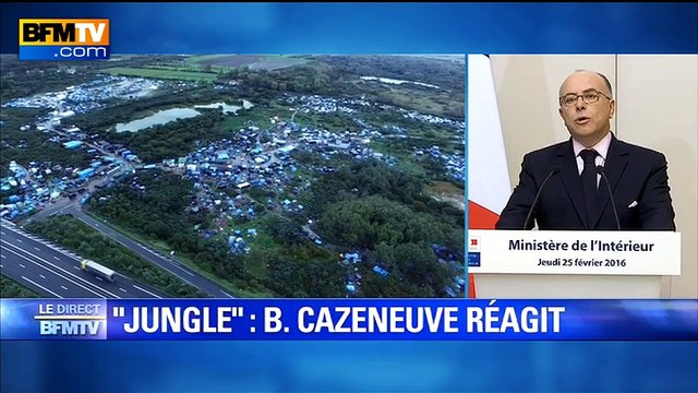 Cazeneuve sur Calais : Nous avons souhaité la mise à l'abri des vulnérables