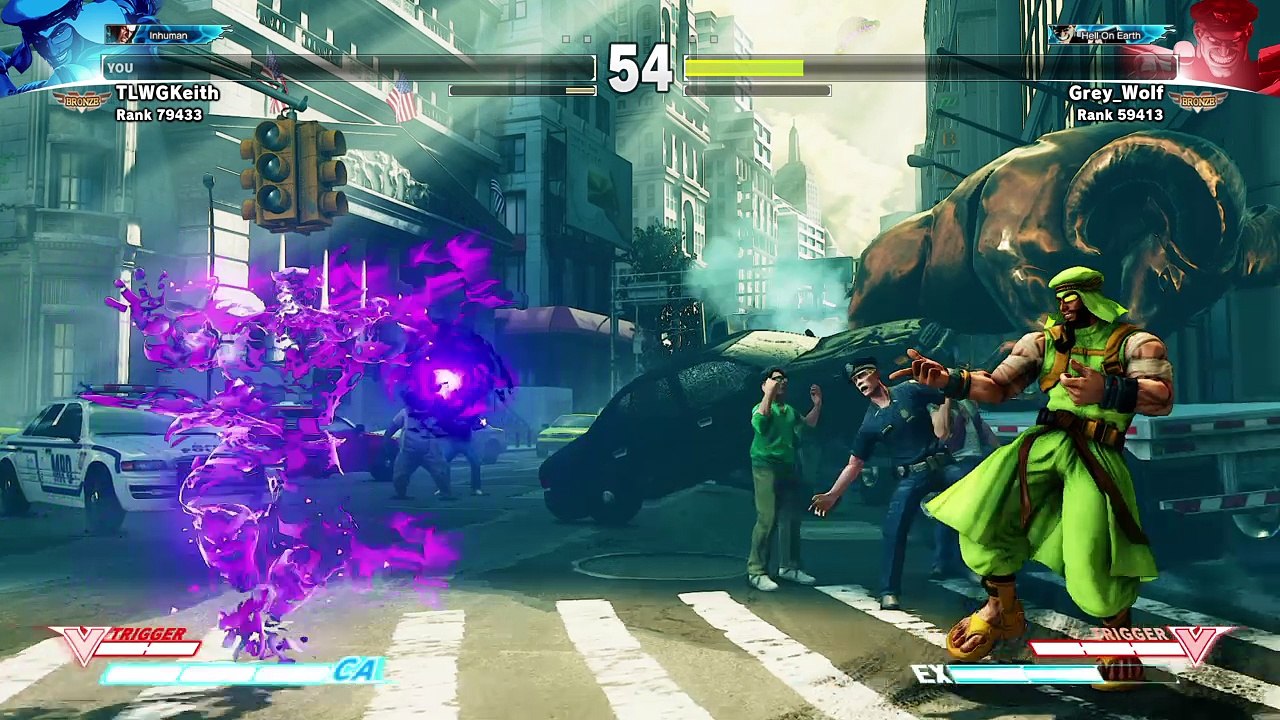 STREET FIGHTER V Casual Match M Bison VS Rashid
