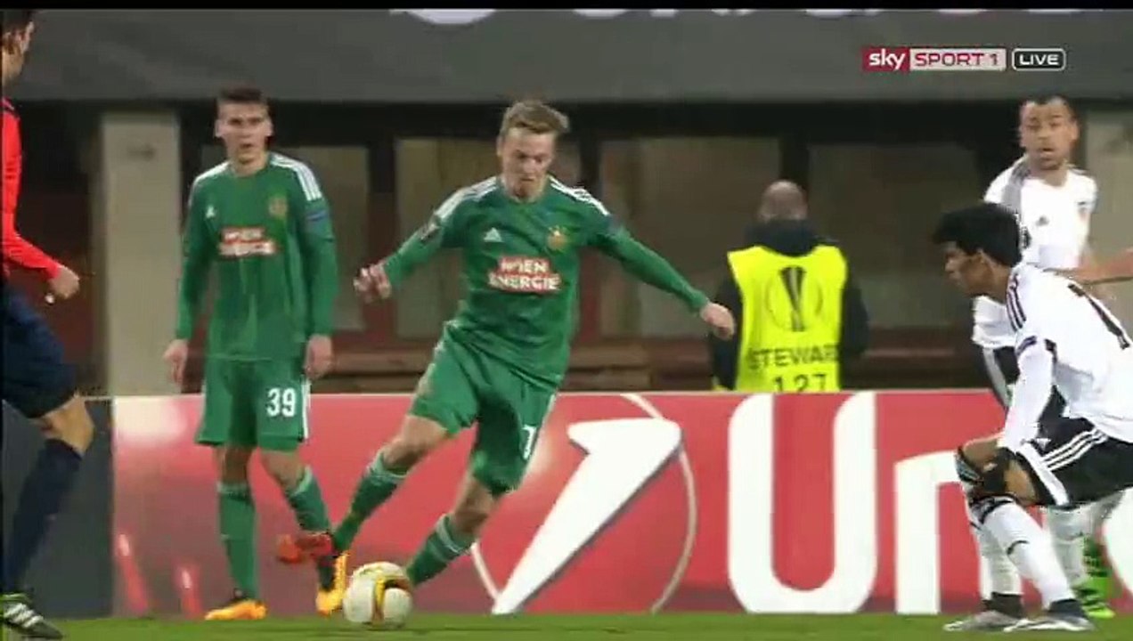 Pablo Piatti Goal HD - Rapid Vienna 0-3 Valencia - 25-02-2016