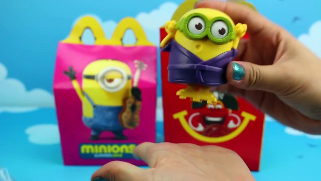 Minions Happy Meal Complete Set friom McDonalds with Talking Toys . DisneyToysFan