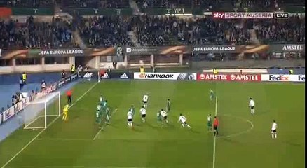 Vezo R. Goal - Rapid Vienna 0 - 4 Valencia - 25-02-2016