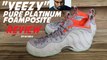 Nike Air Foamposite Pure Platinum Yeezy Sneaker Review With Comparison To Kanye's Shoe + Glow Test With Dj Delz