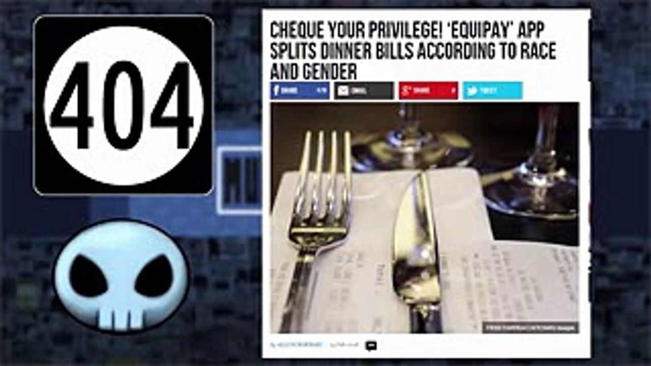 [Internet] WTF - The Equipay App splits checks based on Race & Gender