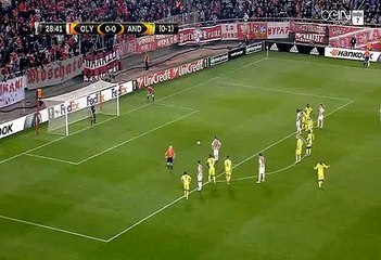 Fortounis K. (Penalty) Goal - Olympiakos Piraeus 1 - 0t Anderlecht - 25-02-2016 HD