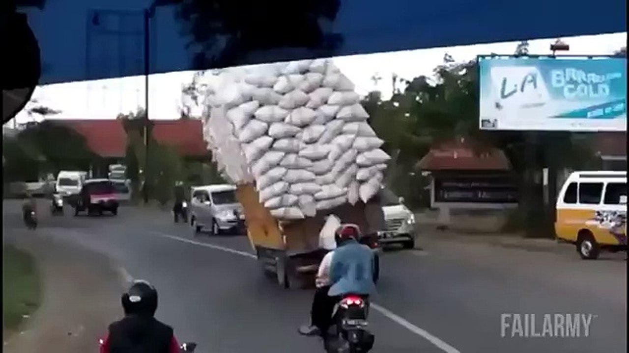 what happens when driving an overloaded truck