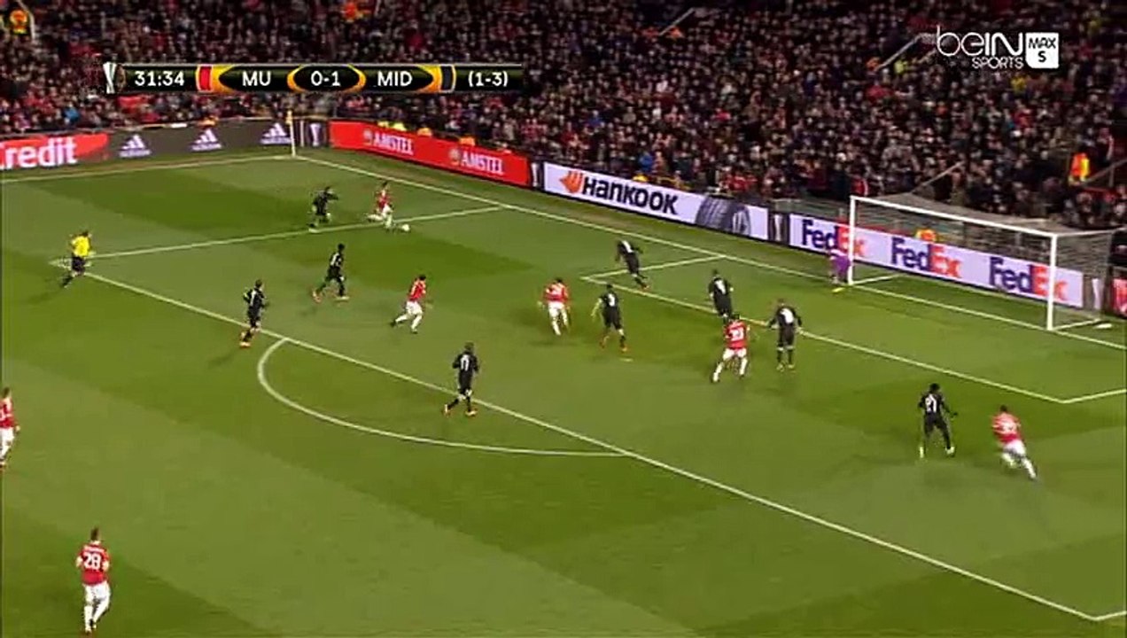 Bodurov N. (Own goal) HD - Manchester United 1-1 Midtjylland - 25-02-2016