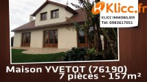 A vendre - YVETOT (76190) - 7 pièces - 157m²