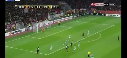Bellarabi K. Goal HD - Bayer Leverkusen 2 - 1	Sporting - 25-02-2016