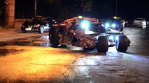 Gumball 3000 Batman Tumbler driving in Vienna Wien