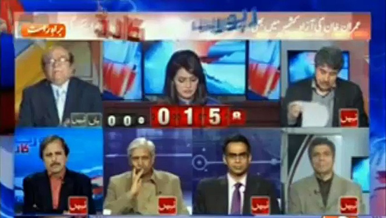 Imtiaz Alam takes class of Ayesha Baksh for having Prejudice against Imran khan