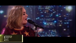 Adele Supports Kesha _ Sobs During BRIT Awards 2016 Speeches