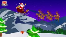 Finger Family Epic Battles Santa Vs Snowman | Finger Family Nursery Rhymes
