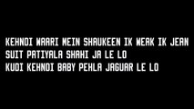 Jaguar Lyrics - Muzical Doctorz Sukhe Feat Bohemia - Latest Punjabi Song 2015 - HD - Syco TM -