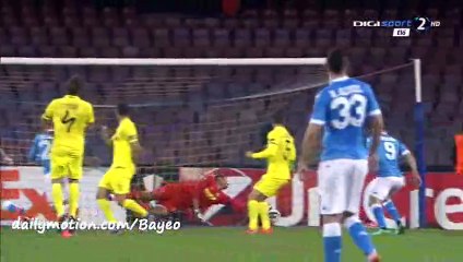 All Goals HD - Napoli 1-1 Villarreal - 25-02-2016