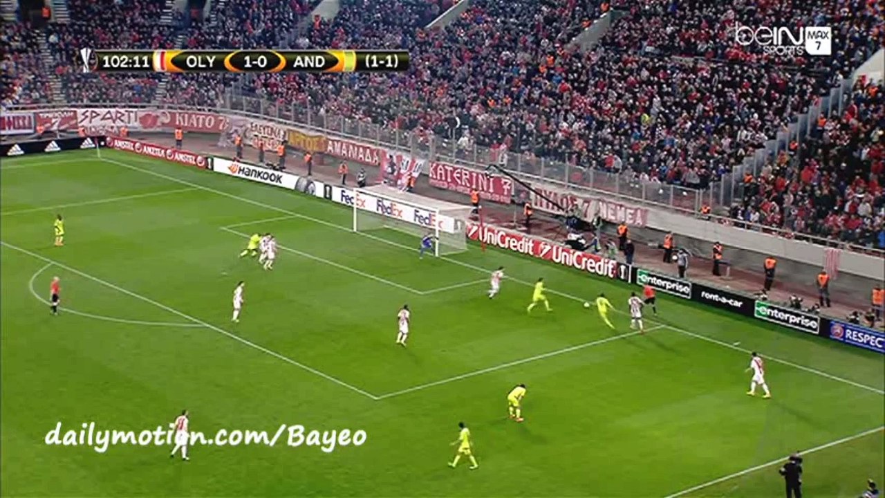 All Goals HD - Olympiakos Piraeus 1-2 Anderlecht - 25-02-2016