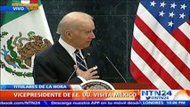 Tengo que pedir perdón sobre lo que algunos han dicho sobre México: Joe Biden tras reunión con Peña Nieto