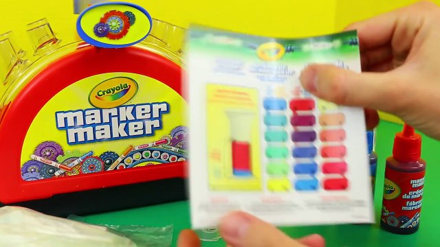 CRAYOLA MARKER MAKER Play Set! Make Your Own Makers Easy DIY Kit With DisneyCarToys