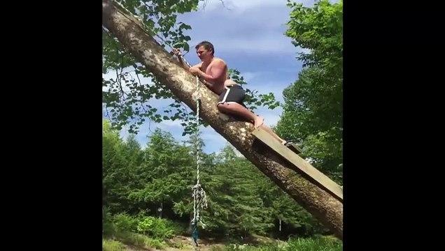 World's Most Insane Rope Swing Ever!!! - Canyon Cliff Jump