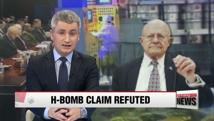 N. Korea's January 6th nuke test not consistent with H-bomb test: Clapper