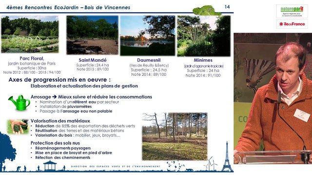 Label EcoJardin (2016) Eric.LAMELOT, Chef de la division du bois de Vincennes