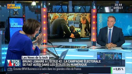 Les News de la Tech: Bruno Le Maire entame sa campagne par une visite à l'Ecole 42 - 25/02