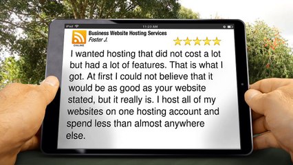 Business Website Hosting Services AtlantaWonderfulFive Star Review by Foster J.