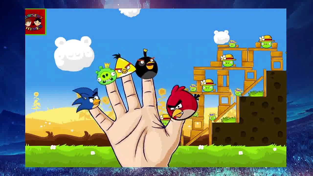 The Good Dinosaur Zoo Animals Angry Birds Finger Family Song Nursery Rhyme Lion Tiger