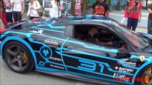 Supercars of London - Revs and acceleration @ 2014 Gumball 3000 Manchester!