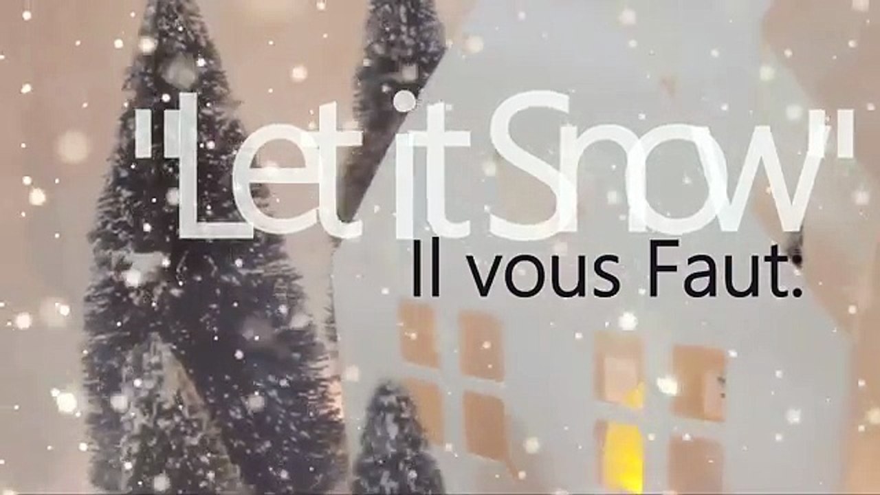DIY Noël Hiver❅Let It Snow!