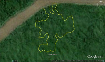 Animation: 33.7 ha to 53.4 ha (Kalaweit Pararawen Reserve)