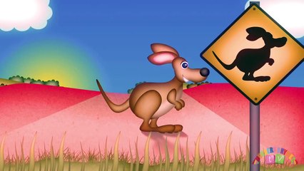 THE KANGAROO SONG | Nursery Rhymes TV. Baby and Kids Preschool Baby Songs.