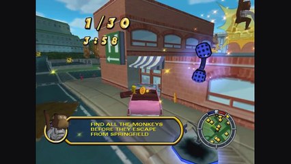 The Simpsons Hit & Run Family Sedan Challenge - level 2 story
