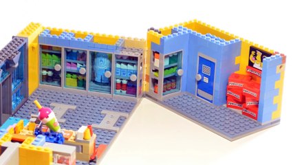 Download Video: Lego Simpsons KWIK E MART Lego Simpsons Store Stop Motion Review | ALEXSPLANET