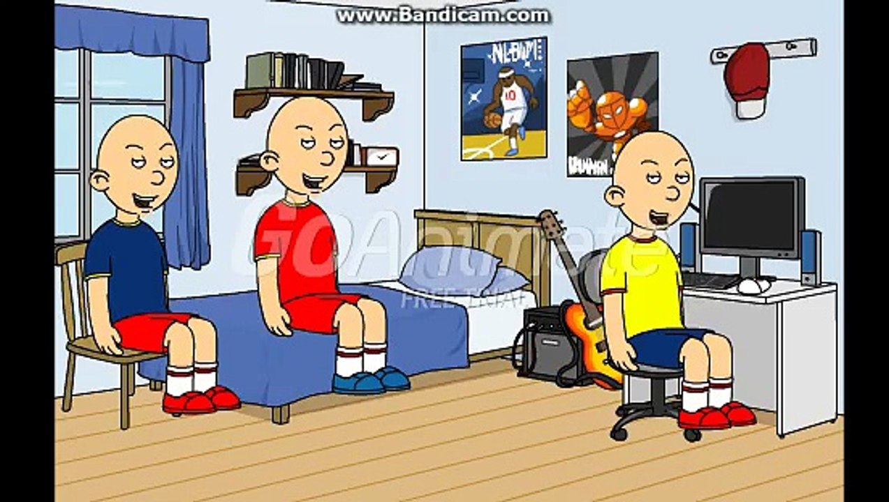 Caillou Gets Grounded: C, D, and B, Make Bootleg DVD of TBLT: ETAPM