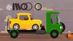 CAR DOCTOR! Kids Car Cartoons CAR & TOW TRUCK Doc McWheelies Garage! (мультфильм на англ