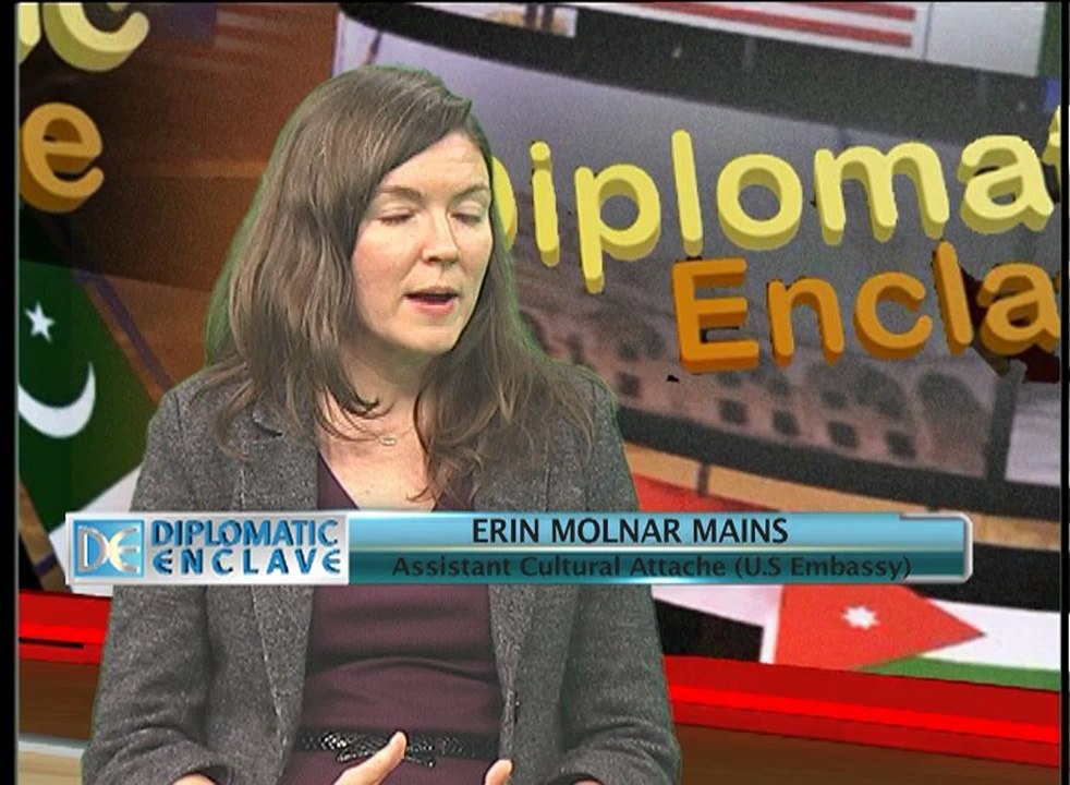 Interview of the US Cultural Attache and winners of an entrepreneurial competition for "Diplomatic Enclave with Omar Khalid Butt"