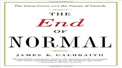 Download The End of Normal  The Great Crisis and the Future of Growth