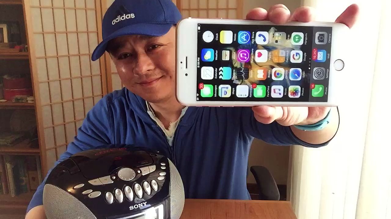 Hook up iPhone to boom box wirelessly!