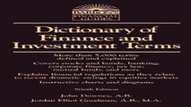 Download Dictionary of Finance and Investment Terms  Barron s Business Dictionaries