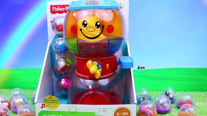 SURPRISE TOYS GUMBALL MACHINE Fisher Price Swirlin Surprise Barbie Puppy & Dora Backpack