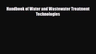 [PDF] Handbook of Water and Wastewater Treatment Technologies Download Online