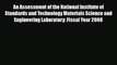 [PDF] An Assessment of the National Institute of Standards and Technology Materials Science